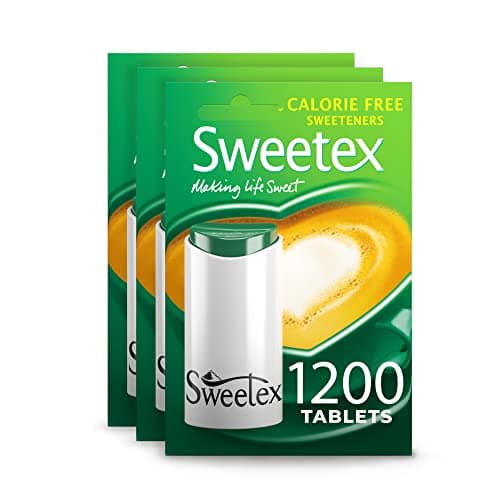 Image of Sweetex Tablets, Zero Calorie, 1200 Tablets X 3, 3600 Tablets Total, Sugar Free, Sweetener Tablets, Sweet, Granulated Sweetener, Helps Reduce Sugar Intake, Sugar Substitutes, Baking Supplies