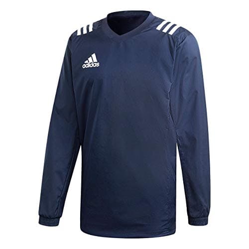 Image of adidas Men's Rugby Contact Top Wind Jacket, Men, DM4389, Collegiate Navy, XXL