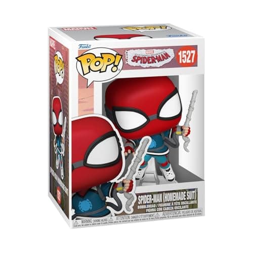 Image of Funko Pop! Marvel: Friendly Neighborhood Spider-Man - Peter Parker - Proto Suit Spider-Man - Animated Spiderman TV - Collectable Vinyl Figure - Gift Idea - Official Merchandise - Cartoons Fans