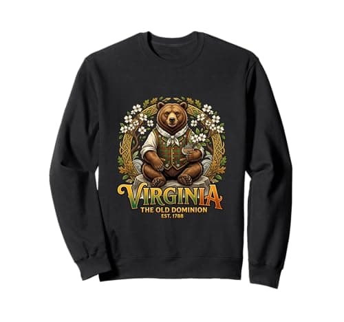 Image of Virginia Heritage Bear Nature Classic Scenic Sweatshirt