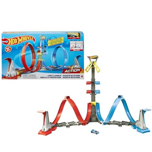 Image of Mattel - Hot Wheels Loop & Launch Track Set