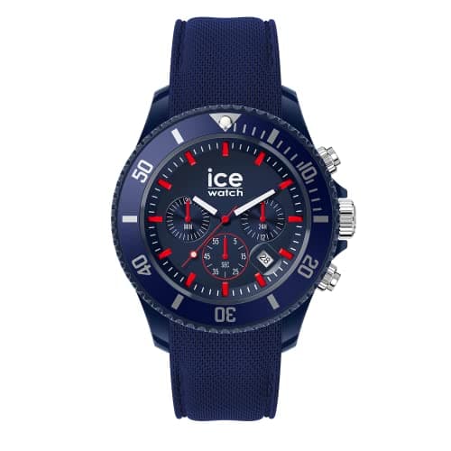 Image of ICE-WATCH - ICE chrono Blue red - Men's wristwatch with silicon strap - Chrono - 020622 (Large)