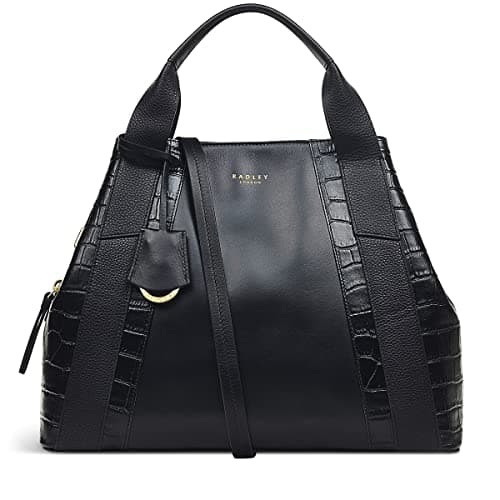 Image of RADLEY London Baylis Road Faux Croc Medium Multiway Grab, Black 2, M