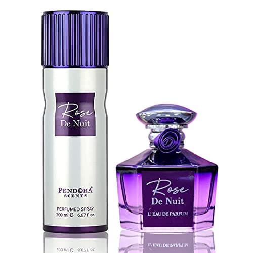 Image of Rose De Nuit Eau De Parfum Fragrance Scent Perfume for Women 100ml – Paris Corner Perfumes (Rose De Nuit Duo)