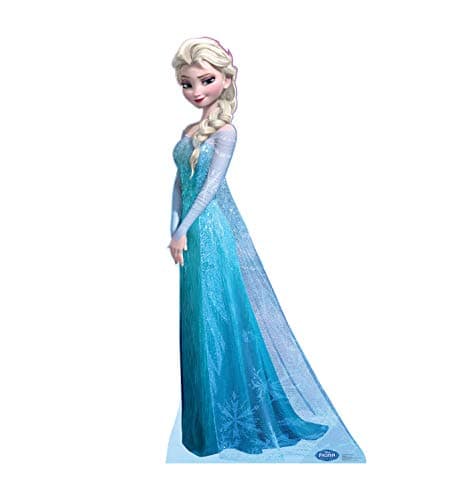 Image of Frozen Elsa Cardboard Standup Decoration (Each)