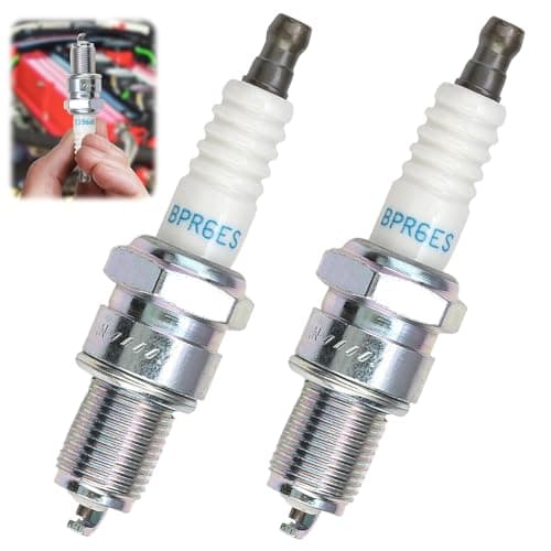 Image of 2PCS Spark Plug OEM Replacement for NGK BPR6ES 7822, Fits GX120 Engine Gokart Ignition Plug Smooth Operation Fuel Efficiency Long Lifespan Compatible with Cars Motorcycles ATVs Small Engines
