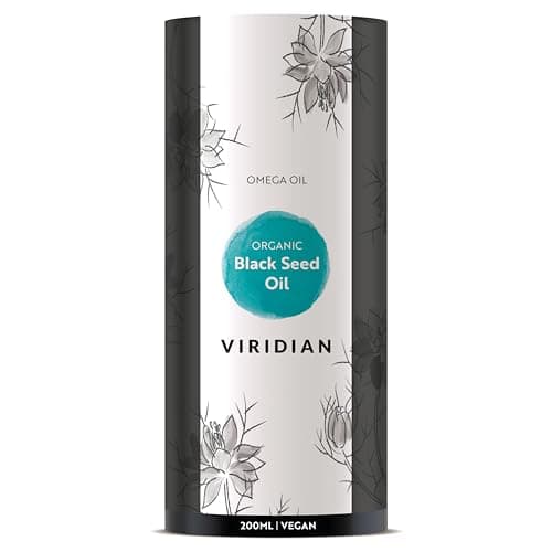 Image of Viridian - 100% Organic Black Seed Oil – 200ml | Certified Organic Nigella Sativa Oil | First Cold-Pressed, Solvent-Free, Nitrogen-Sealed & Packaged in Amber Glass | Vegan & 100% Active Ingredients