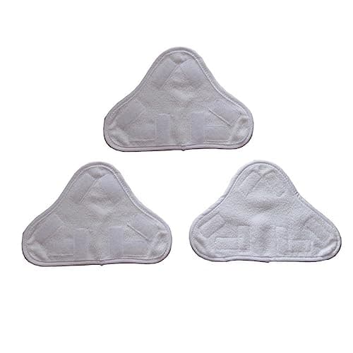 Image of Malayas - 3 Pack Washable Triangular Replacement Steam Mop Microfiber Cloth Pad, Microfibre Replacement Cloths are Perfectly Compatible with Most Steam Mop Pads on The Market, Hot Spray Mop Refills