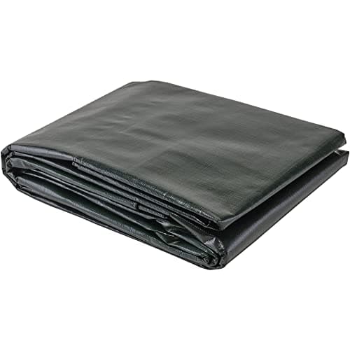 Image of Draper 13488 Heavy-Duty Polyethylene Tarpaulin, 4 x 6m, Green