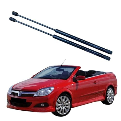 Image of MOXSTRUTS, 2x Rear Tailgate Boot Gas Spring Struts For VAUXHALL ASTRA H CONVERTIBLE TWINTOP MK5 (2005-2010), Lift Support System 480 (N) 400 mm