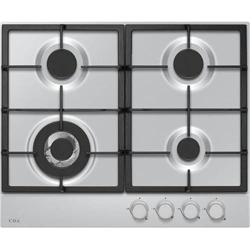 Image of CDA HPG6200SS 4 Burner Gas Hob - Stainless Steel