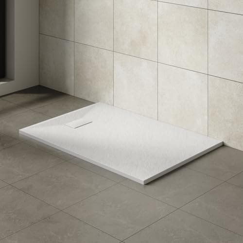 Image of Aquariss 1200x900mm SMC Anti Slip Shower Base Tray Rectangular for Shower Enclosure White