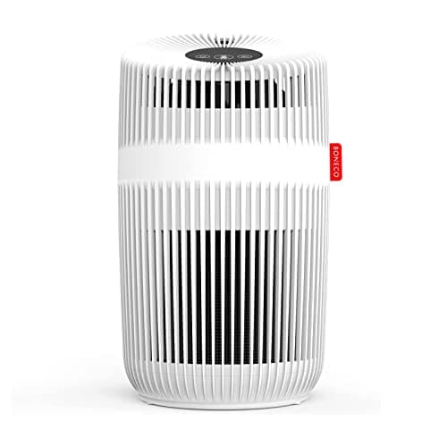 Image of Boneco P230 Air Purifier, Triple Action Purification, Removes Pollen, Smoke and Fine Dust, 360° Pre-Filter with HEPA Filtration, Ionizer and UV-C light, for Rooms up to 45m² – White