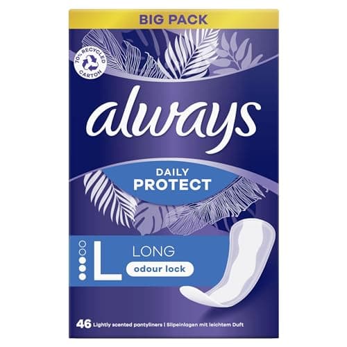 Image of Always - Always Dailies Pantyliners Large - 46 Pieces
