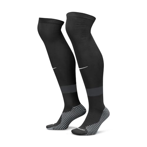 Image of Nike FQ8253-010 Strike Dri-FIT Socks Unisex BLACK/ANTHRACITE/WHITE Size L