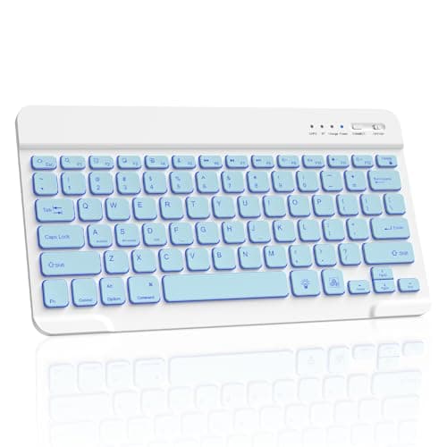 Image of BAMCOO Bluetooth Keyboard for iPad Wireless Keyboard Compatible with iPad 10th/10.2(9th/8th/7th Generation), Air 5th/4th, Pro 11/12.9, 9.7, Mini and All Bluetooth Devices