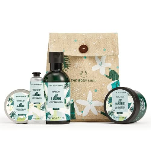 Image of THE BODY SHOP Joy & Jasmine Essentials Gift FLORAL & FESTIVE SCENT NEW YEAR, CHRISTMAS, BIRTHDAY, PARTY GIFT SET VEGAN
