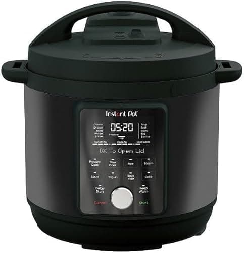 Image of Instant Pot Duo Plus with WhisperQuiet Multi-Cooker 5.7L - Black, Electric Pressure Cooker, Slow Cooker, Rice Cooker, Sauté Pan, Yoghurt Maker, Food Warmer, Steamer Pot, Sous Vide, Easy Clean