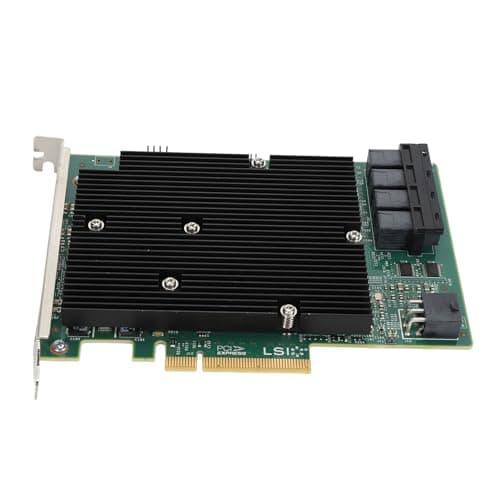 Image of Yosoo Health Gear LSI SAS 9300-16I HBA Card, 16 Ports 12Gbps SATA SAS Controller with PCIe 3.0 Interface, Host Bus Adapter for Linux VMware FreeBSD