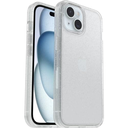 Image of OtterBox Symmetry Clear Case for iPhone 17e, 16e, 15, 14, 13, Shockproof, Drop proof, Protective Thin Case, 3x Tested to Military Standard, Stardust