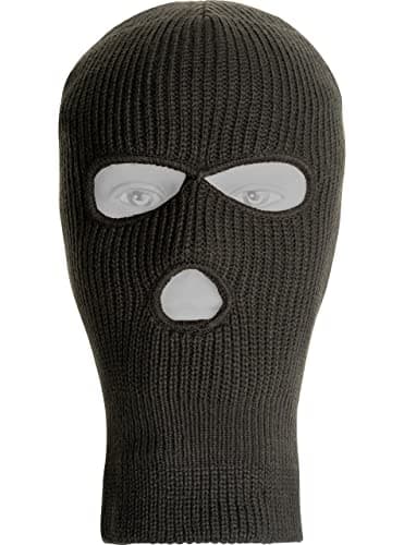 Image of JACK PYKE Thinsulate Thermal Three Hole Balaclava Olive Green