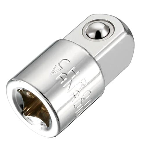 Image of Sourcingmap 1/4 Inch Drive (F) x 3/8 Inch (M) Socket Adapter, Female to Male, Cr-V