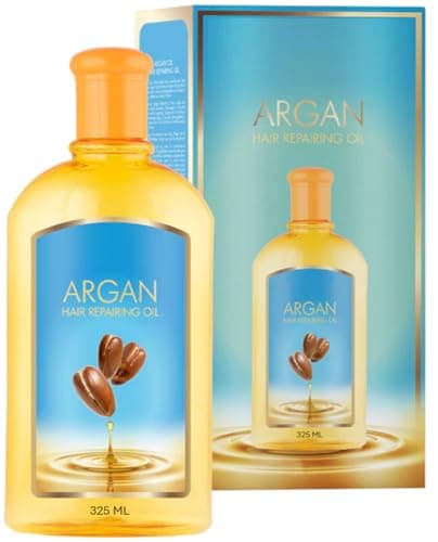 Image of Argan Oil, Deeply Moisturizing For Beautiful, Silky, Nutrient Rich Hair. Rebuild & Repair Dry, Dull & Damaged Hair. Fast Absorbing & Longer Lasting With This Large 325ml Bottle