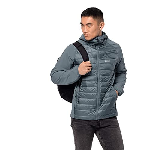 Image of Jack Wolfskin JWP Hybrid Jacket Men's Jacket - Storm Grey, XX-Large