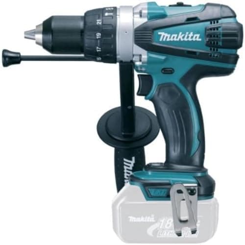 Image of Makita DHP458Z 18V LXT 2 Speed Combi Drill (Body Only), Blue