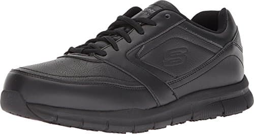 Image of Skechers for Work Men's Nampa Food Service Shoe,Black Polyurethane,11.5 W US
