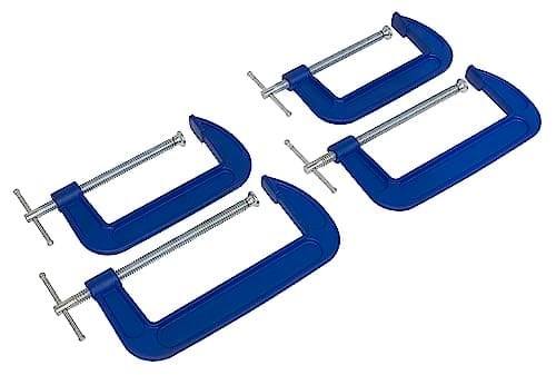 Image of Sealey AK6006SET 150mm & 200mm - G-Clamp Set 4pc
