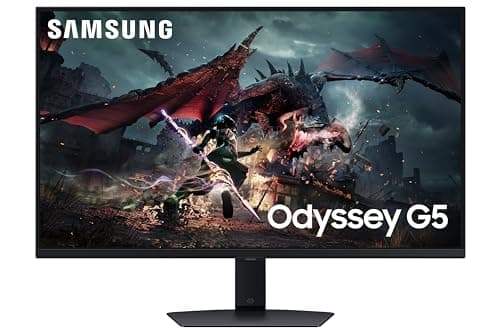 Image of Samsung Odyssey LS32DG502EUXXU 32" 180Hz 1ms QHD IPS Gaming Monitor - IPS, 2560x1440, HDMI, Displayport, Height Adjust