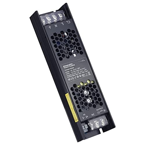 Image of VARICART LED Driver 12V Dimmable 60W, 240V to 12V Transformer 5A, Constant Voltage Output Switching LED Power Supply, Universal Regulated Adaptor, TRIAC & 0/1-10V Dimming, for Strip and Bulbs
