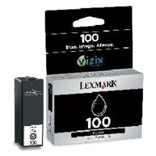Image of Lexmark ink cartridge No. 100 - black 14N0820