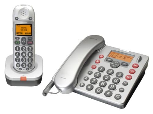 Image of Amplicomms BigTel 480 Pack a wired phone with answering machine + cordless telephone (DECT)