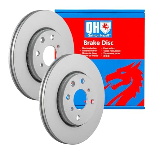 Image of Quinton Hazell Brake Disc Replacement - Single Disc - Front - 4 Bolt Holes - Internally Vented - BDC5518