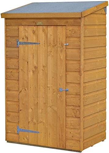 Image of Mini Wooden Store Small Outside Storage Unit with Shiplap Cladding