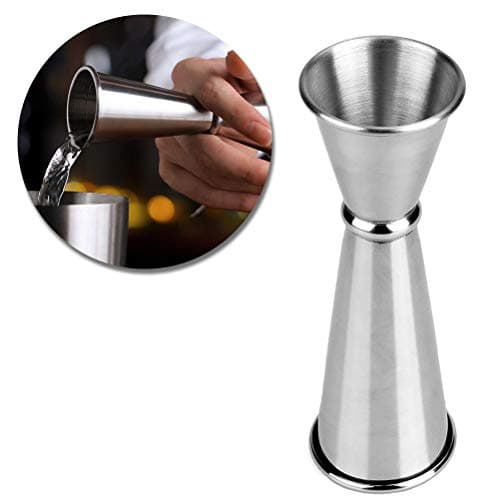 Image of Cocktail Jigger, 25ml/50ml Double Side Japanese-Style Stainless Steel Spirit Measure Measuring Cup