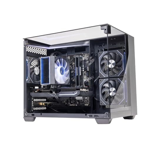 Image of GTR Gaming PC | Intel Core i5-12400F | RX 9060 XT | 32GB DDR4 3600Mhz RAM | 1TB NVMe SSD | 600W 80+ Bronze PSU | Wi-Fi | Windows 11 Home | ARGB Case | 1440p Gaming Desktop