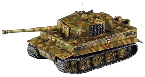 Image of Italeri 25755 1:56 Pz.Kpfw. VI Tiger I AUSF. E Model Building Kit, Stand Model Building, Crafts, Hobby, Gluing, Plastic Kit, Detailed Military Kit, Tank 1:56