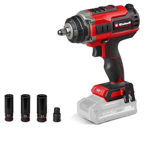 Image of Einhell Professional Cordless Impact Wrench IMPAXXO 18/450 Power X-Change (18 V, 450 Nm, 3 Power Levels, brushless, 1/2" Socket mounting Including nut Set, Without Battery)