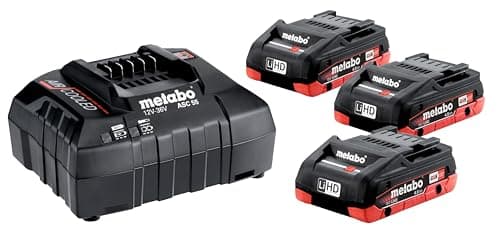 Image of Metabo Basic set 3 x LiHD 4.0 Ah (685132000) Battery pack type: LiHD, Battery pack voltage: 18 V, Battery capacity: 3 x 4 Ah