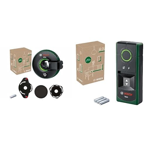 Image of Bosch All-in-1 line laser Atino 2nd gen. with removable and lockable measuring tape & Bosch detector Truvo 2nd gen.