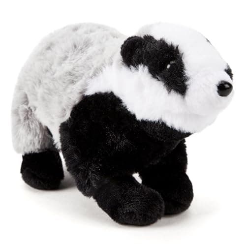 Image of Zappi Co Broady the Badger: Eco-Friendly Soft Plush Toy (22cm) - 100% Recycled, Machine Washable, Cuddly Stuffed Animal for Babies & Kids - Perfect Nursery Gift