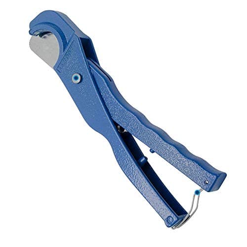 Image of Blue Tube Pipe Cutter Plumbing Plastic Pipe Shear PVC Plastic Plumber Tool up to 35mm for Cutting PPR Plastic Hoses and Sanitary Pipes Suitable for Electricians and Woodworking
