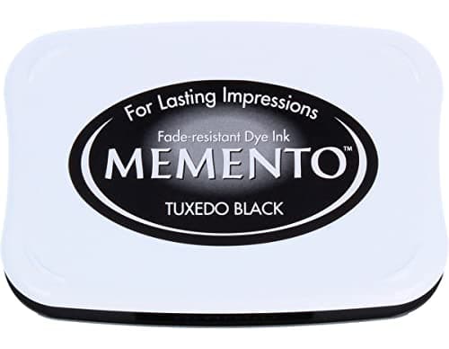 Image of Tsukineko Memento Dye Ink Pad - Tuxedo, 7 x 2 cm