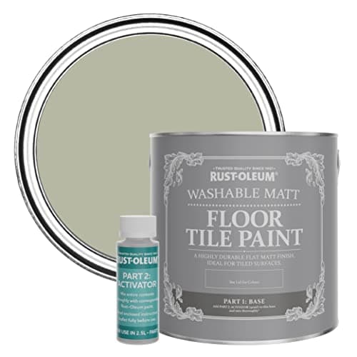 Image of Rust-Oleum Brown Washable Matt Floor Tile Paint - Tanglewood 2.5L