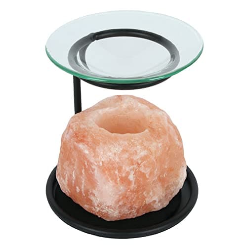 Image of Something Different Natural Himalayan Salt lamp oil burner Boxed, Pink
