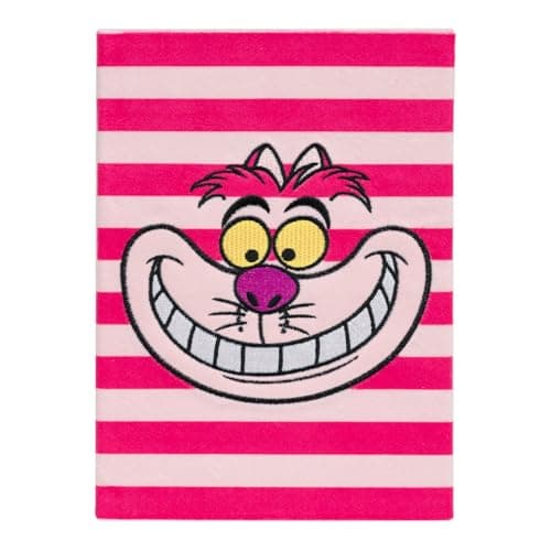 Image of Grupo Erik A5 Notebook Hardback - Disney Alice In Wonderland Cheshire Cat Stationery | Plush Cover, Bullet Journal Dotted Note Book, Dotted Notebook A5 Sketchbook | Alice In Wonderland Gifts