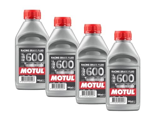 Image of WOL DOT 4 Brake Fluid 100948 Brake Fluid Factory Line RBF600 500ML - Fully Synthetic Brake Oil Dot (4 Units)